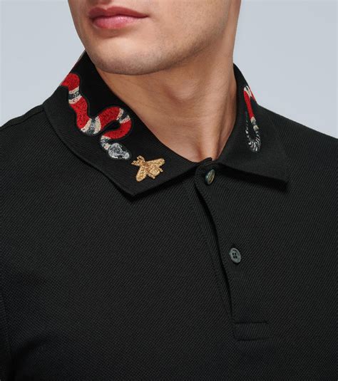 snake collar gucci|Gucci polo snake collar.